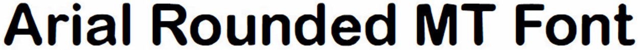 Arial Rounded